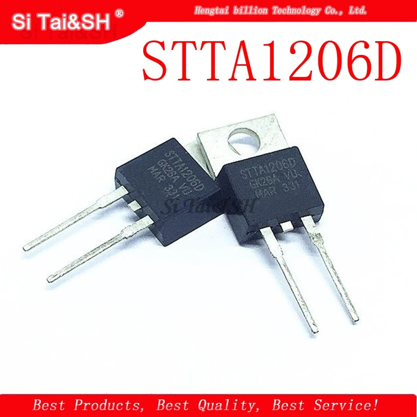 

10pcs/lot STTA1206DI STTA1206D STTA-1206DI 1206DI TO-220AC