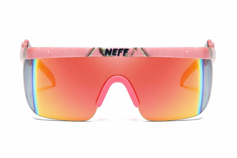 Новые модные брендовые солнцезащитные очки Neff для мужчин/женщин Oculos De Sol Винтажные Солнцезащитные очки с покрытием для вождения 2 объектива Gafas Feminino