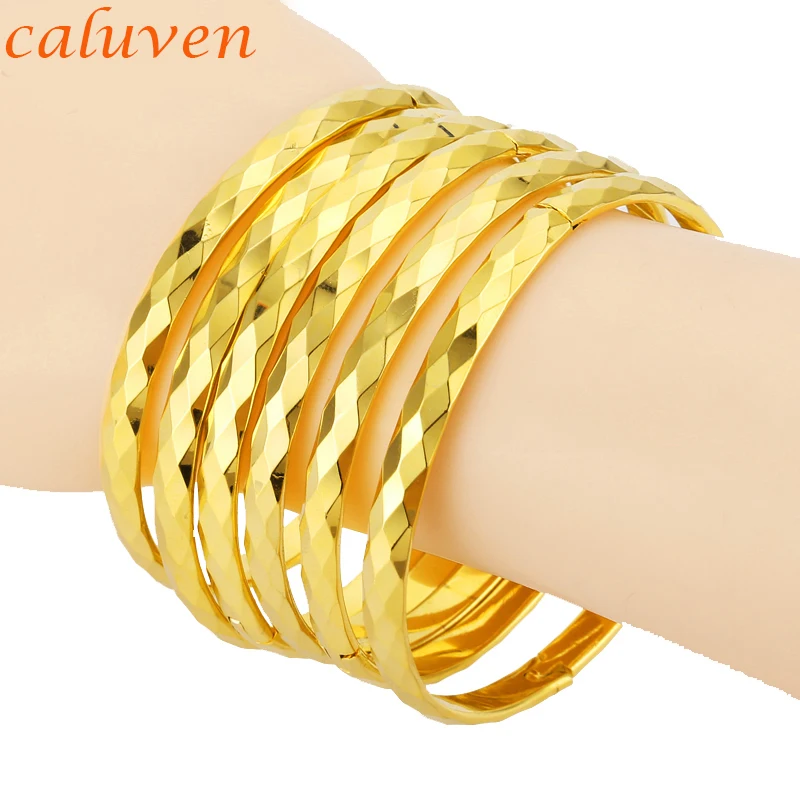 Браслет для женщин и мужчин 6 мм корейский золотой золотой|design gold bangles|gold banglegold