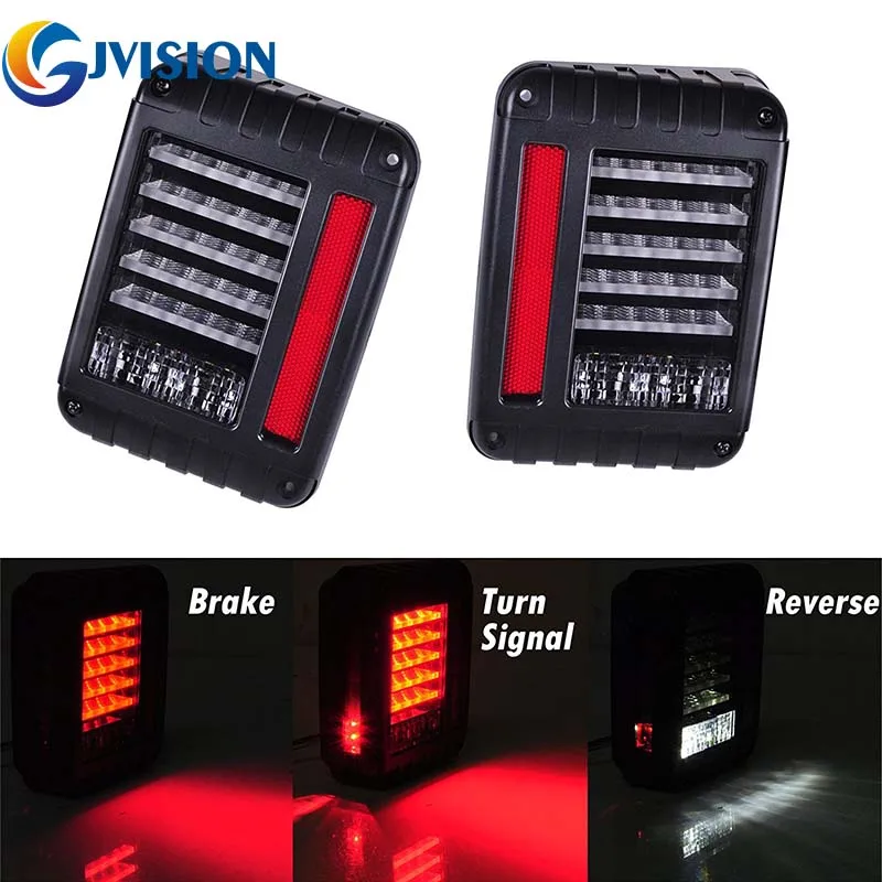 

For Jeeps led tail lights with Turn signal light led Brake tail lights Rear Signal Reverse Lamps for 07-17 Jeep Wrangler JK
