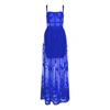 High Quality Blue Red White Slip Hollow Out Long Rayon Bandage Dress Evening Party Dress ► Photo 2/6