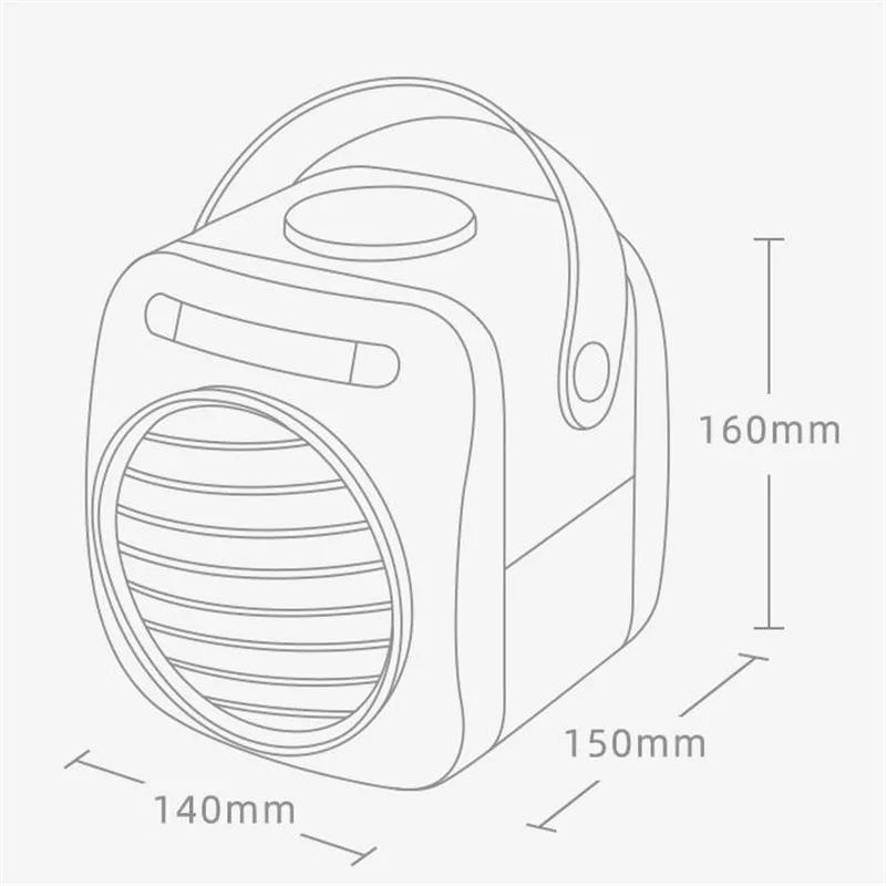 350 мл мини портативный кондиционер Arctic USB воздушный охладитель, увлажнитель, очиститель, арома-диффузор, Ночной светильник, вентилятор охлаждения воздуха