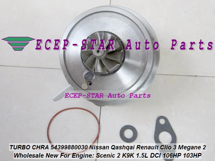 TURBO CHRA 54399880030 Nissan Qashqai Renault Clio III Megane 2 Scenic 2 K9K 1.5L (5)