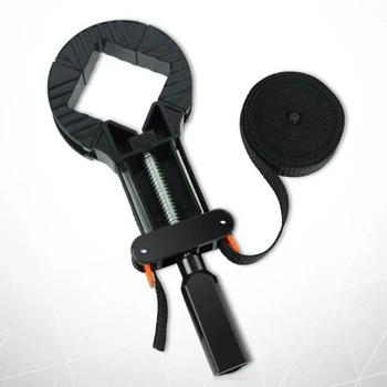 

Multifunction Strap Clamp Adjustable Band Corners Clamp Polygonal Clip for Woodworking Picture Art Craft Home
