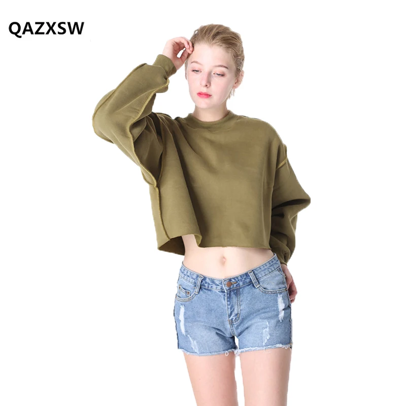2018 Spring Autumn New Fashion Sweatshirts Women Simple