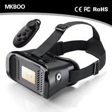 Smart Glasses VR Glasses 3D Glasses Virtual Reality Glasses helmet Head-mounted For 4.7~5.5 inch Smart Phones (With Magnet)