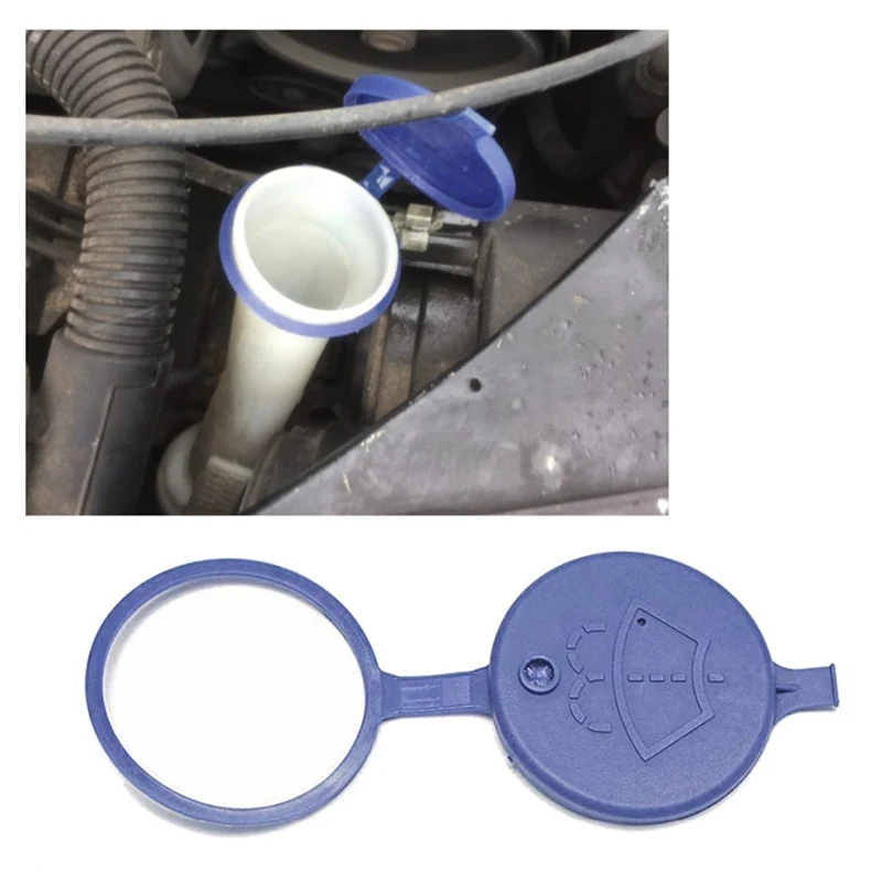 

1Pcs Windshield Wiper Washer Cap Fluid Filled Tube Fluid Reservoir Tank Bottle Cap For Peugeot 307 206 Car Styling