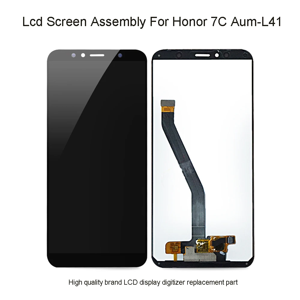 Качественный ЖК-дисплей для Huawei Honor 7C Aum-L41 с сенсорным экраном дигитайзер сборка
