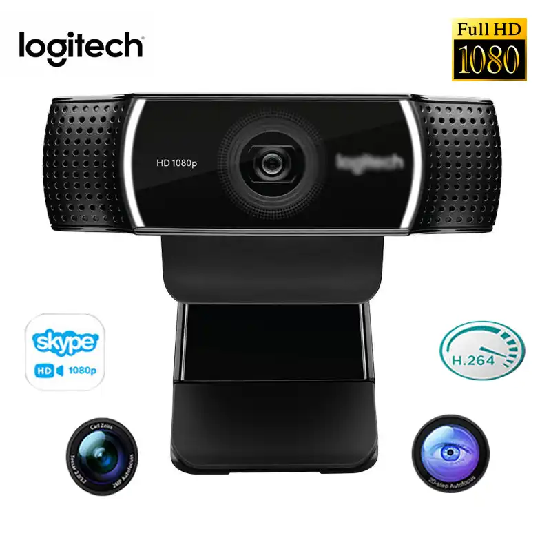 Logitech C920e Hd Camera Live Network Video Auto Fucos Conference Wide Angle 1080p Built In Microphone Fordesktop Or Laptop Aliexpress