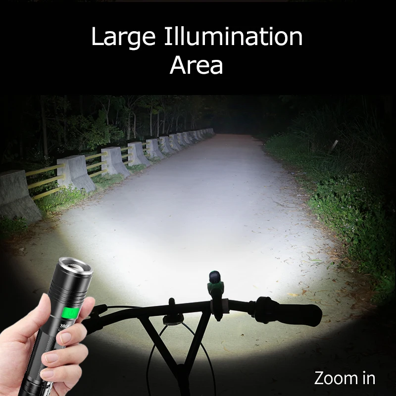 LED Aluminum Zoomable Flashlight YGAE CREE Q5 Linterna Torch USB 18650 Military Tactics Powerful Led Flashlight Camping Lampe LED Aluminum Zoomable Flashlight YGAE CREE Q5 Linterna Torch USB 18650 Military Tactics Powerful Led Flashlight Camping Lampe