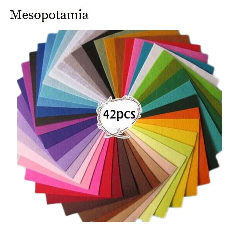 DIY Sewing Non Woven Fabric 42Color Felt Polyester Thick Handmade Apparel Cloth | Дом и сад