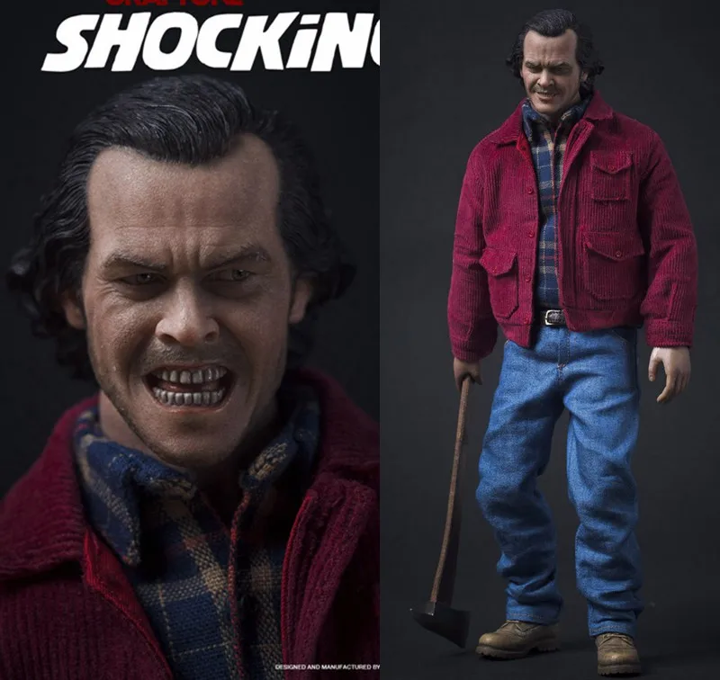 

1/6 scale Collectible figure The Shining Jack Torrance Jack Nicholson with 2 head 12" action figure doll Plastic model toy D1932