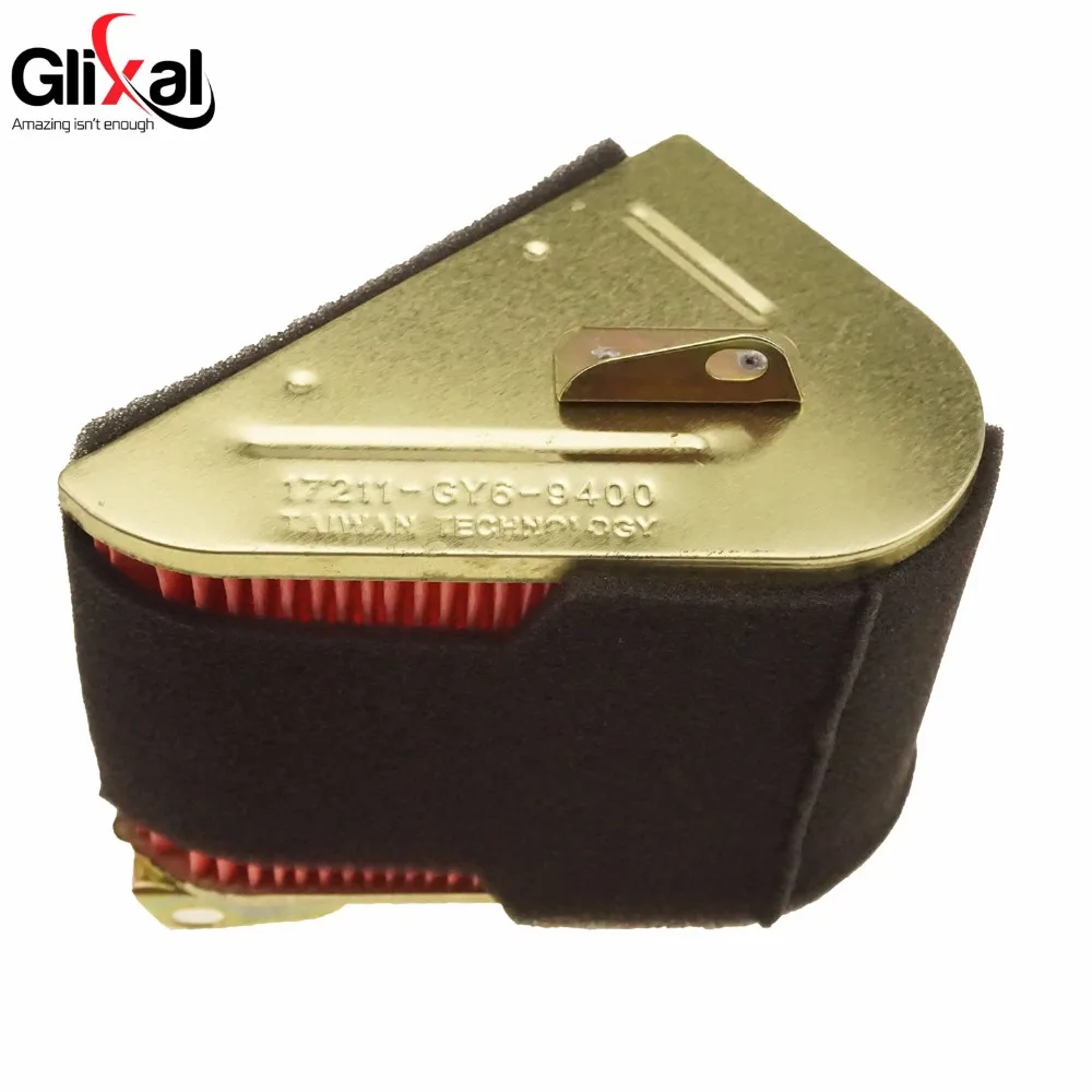 Glixal ATMT1-160 GY6 125cc 150cc 152QMI 157QMJ Triangle Air Filter Chinese Scooter Moped ATV Go Karts Taotao,Jonway,Sunl,Tank,Peace,Dongfang,Kazuma,JCL,BMS
