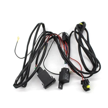 

1PCS Wiring Harness For HID Conversion Kit add on Fog Light Lamp LED DRL 12V 40A H11 H8