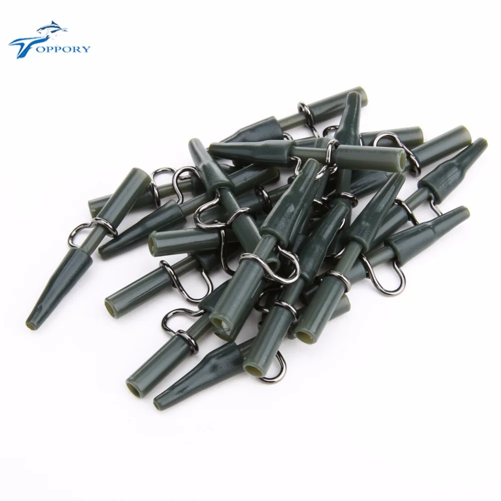 Toppory 50pcs/lot 100 pcs/lot Safety Lead Clips with tail rubber for