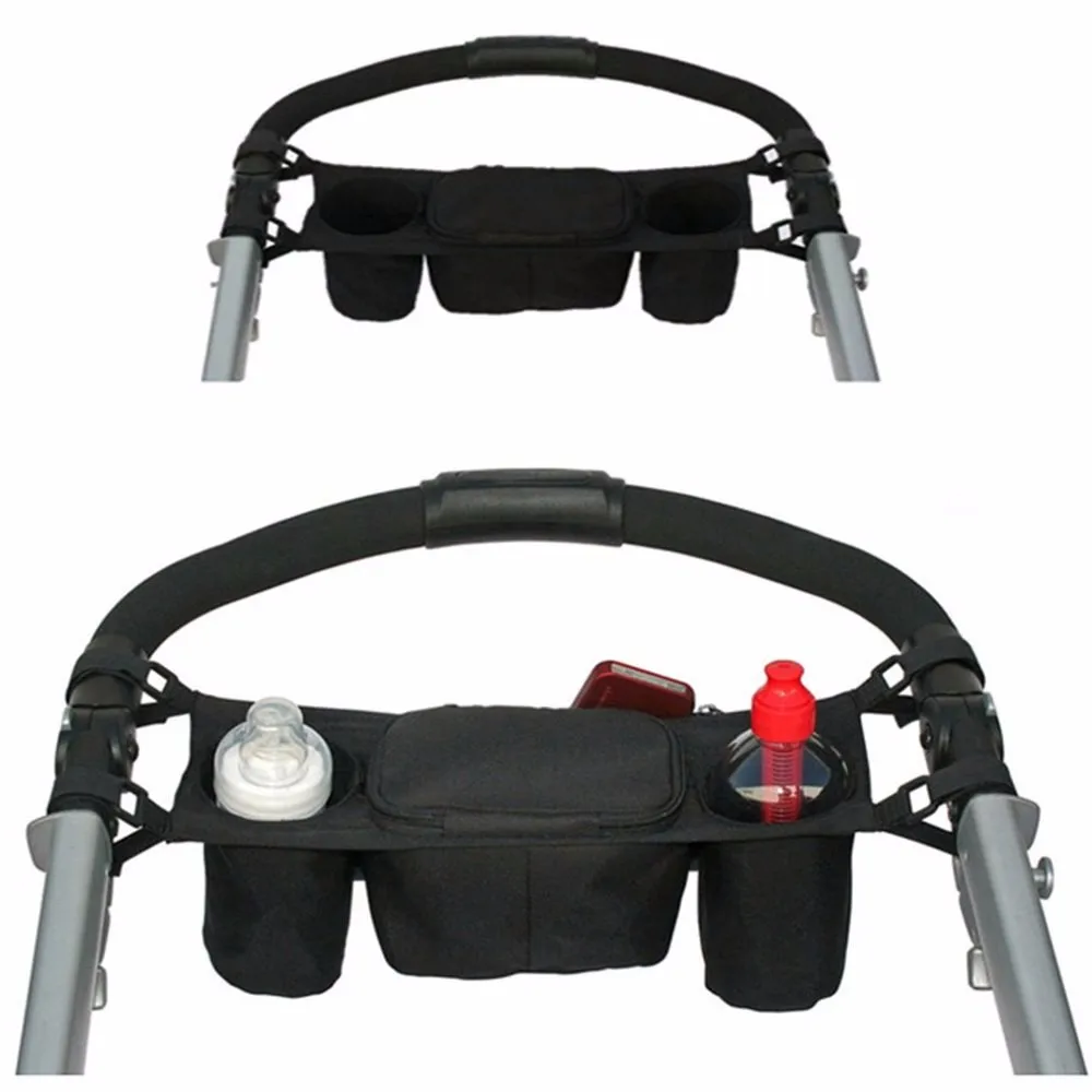 

Multifunctional Stroller Accessories Baby Stroller Organizer Pram Buggy Cart Bottle Hanging Basket Baby Carriage Storage Bag