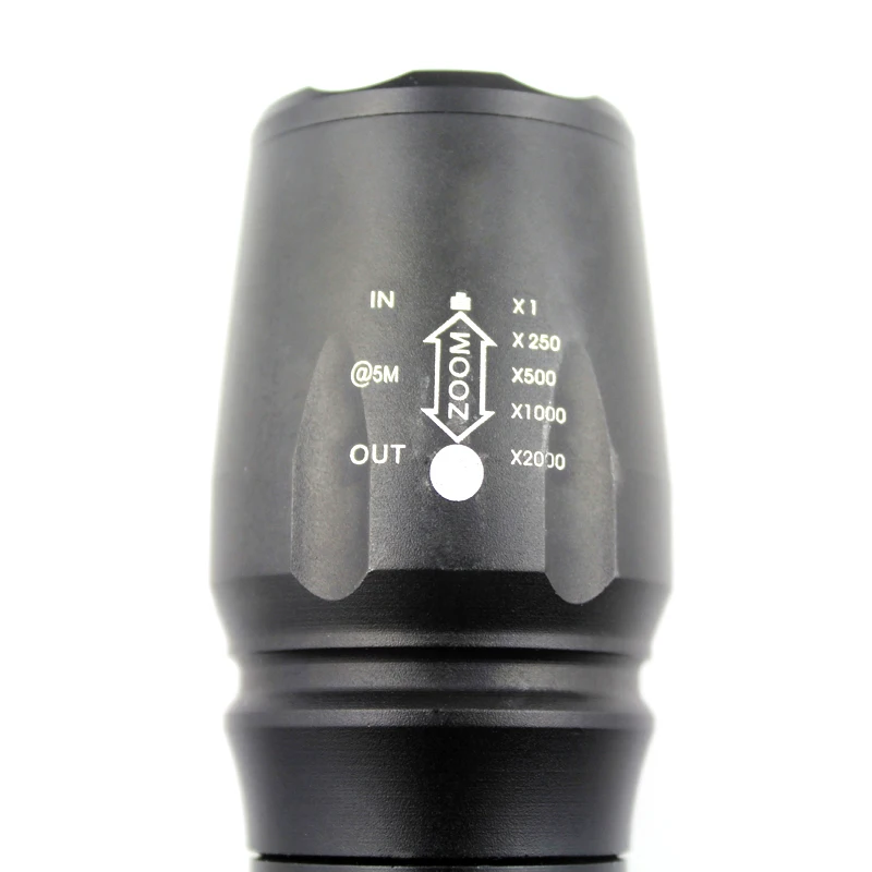 U F E3 1xCREE XML T6 1000LM 5 режимный масштабируемый светодиодный фонарик (2x18650)|Фонарики и