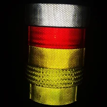 5 см* 1 м самоклеющаяся высокая видимость ночной флуоресцентный светоотражаПредупреждение ющий предупреждающий лента дорожная Строительная площадка фургон автомобиль знак движения