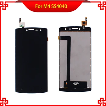 

100% Tested LCD Display For M4 SS4040 S4040 4040 DJN 15-22251-44501 Touch Screen Black Color Mobile Phone LCDs Free Shipping