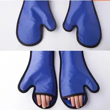 Ветеринарные рукавицы 0,35 mmpb конец Открытый Перчатки ветеринарные без пальцев рентгеновские защитные перчатки, герметичные перчатки пальцев, Свинцовые резиновые