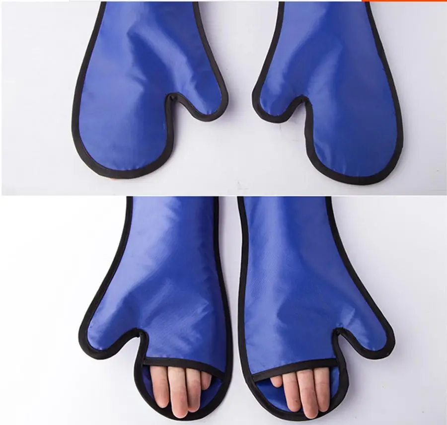 Veterinary mitts 0.35mmpb end opened gloves Veterinary fingerless X ray