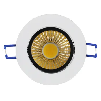 

High Power 6W 9W 15W 18W 21W led Ceiling light dimmable COB LED ceiling lamp Recessed Spot light 110V-220V for home illumination