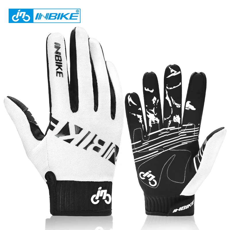 

INBIKEE Touch Screen Bicycle Gloves Shockproof Full Finger Cycling Gloves Breathable Motorcycle MTB Bike Gloves For Men Women