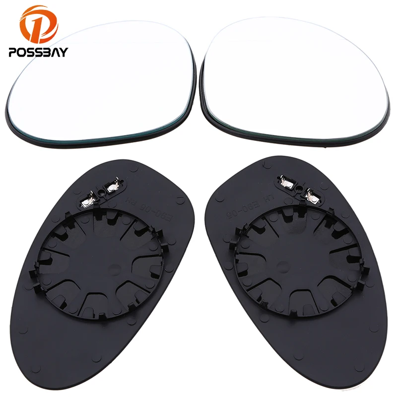 

POSSBAY Heating Rearview Mirror for BMW 1-Series E82 Coupe 2007-2013 Side Glass Rearview Mirror Heated White Car Mirrors