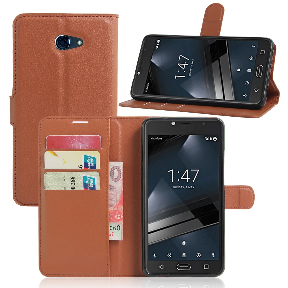 

Phone Case For Vodafone Smart Ultra 6 Flip PU Leather Back Cover Case For Vodafone Ultra6 Smartphone Coque Funda Case