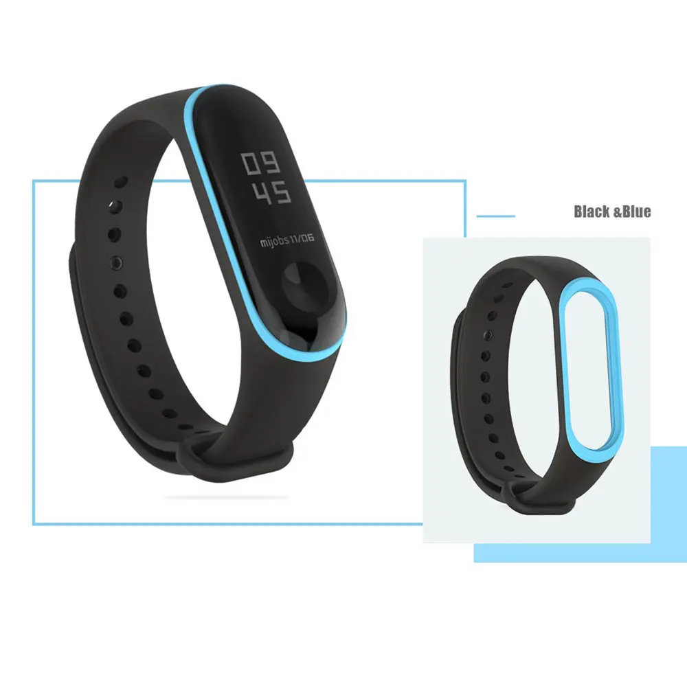 Mi jobs Xiaomi mi Band 4 ремешок спортивный mi band 3 Ремешок Браслет для mi band 4 mi band 3 ремешок Цветной силиконовый сменный