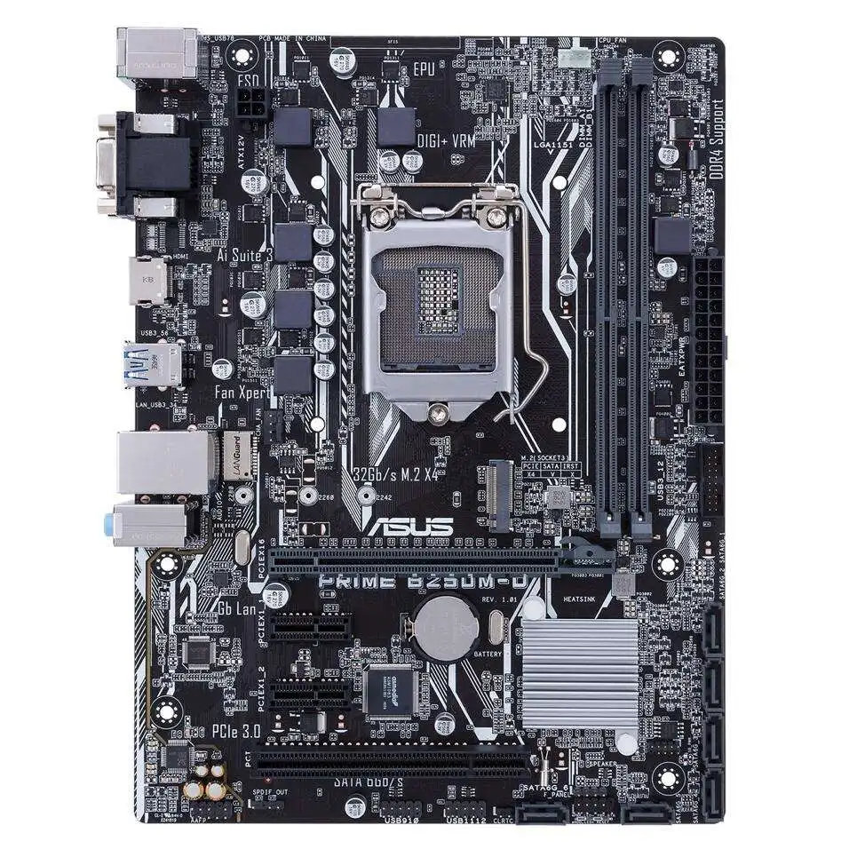 Asus премьер B250M-D рабочего Материнская плата B250 разъем LGA 1151 i7 i5 i3 DDR4 32G SATA3 USB3.0 микро-ATXmotherboard