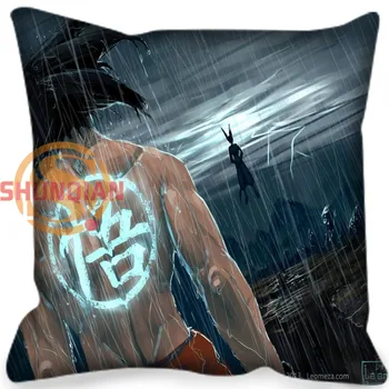 

New Custom Pillow Case dragon ball Square Pillowcase zipper Two sides 35x35cm 40x40cm 45x45cm 60x60cm Custom your image