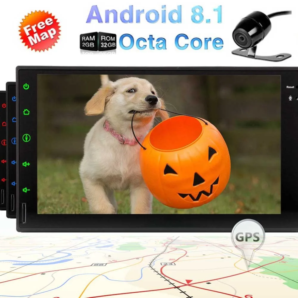 Автомагнитола 2 Din + 32 ГБ Wi Fi RDS MirrorLink FM AM Bluetooth|Автомобильные радиоприемники| |