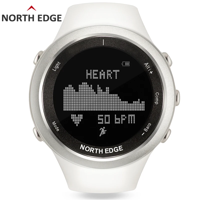 

Smart Watch Women Northedge Digital Watches Heart Rate White Bracelet Alarm Clcok Stopwatch reloj mujer Lady Watches Digital LED