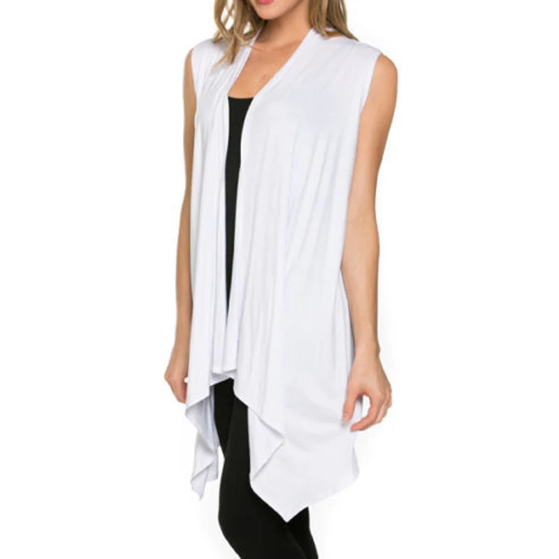 XYLXJQ 2017 New Summer Women Vest Casual Waistcoat Colete Feminino Plus Size Long Sleeveless Cardigan Women Outerwears HQ032 XYLXJQ 2017 New Summer Women Vest Casual Waistcoat Colete Feminino Plus Size Long Sleeveless Cardigan Women Outerwears HQ032