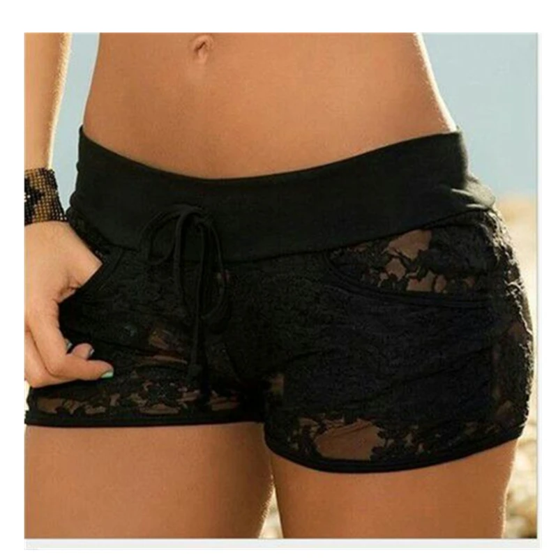 

Wholesale Black and white Lace Short Pants