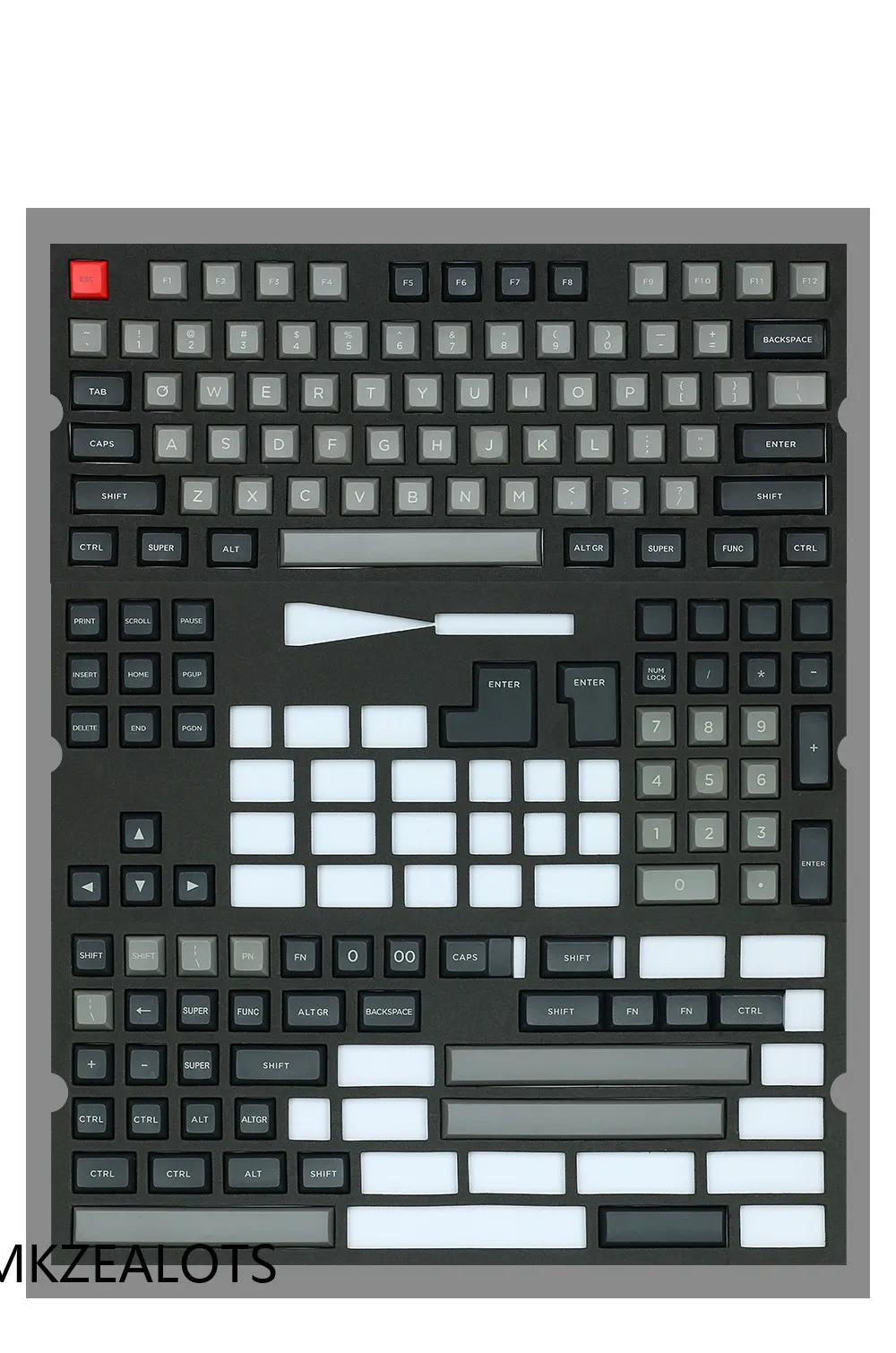 Топ с принтом dsa pbt keycap для механической клавиатуры 108 клавиш iso полный набор dolch keycaps для corsair keycap filco minila