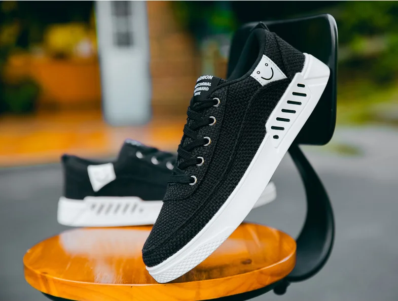 Для мужчин парусиновая обувь для chaussure homme Осень Зима теплые дышащая мужская обувь модные кроссовки человек прогулочная