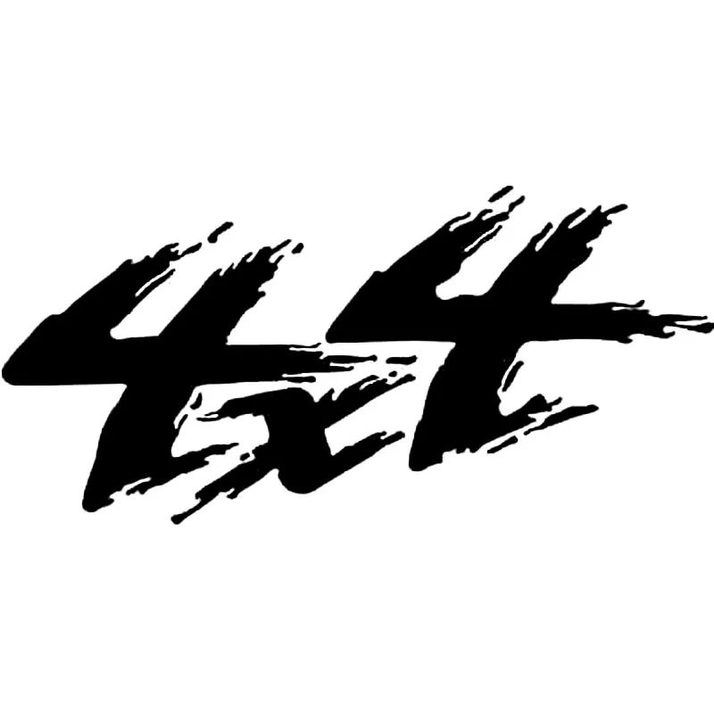 

14.9cm*7.1cm Vinyl Decal 4x4 Offroad Fashion Motorcycle Car Sticker Black/Silver S6-3565