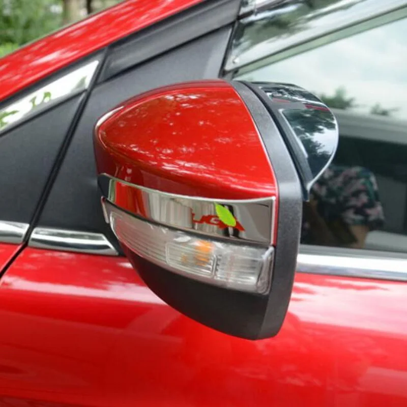 Tonlinker внешнее, заднего вида Зеркало чехол наклейки для FORD KUGA 2013-17 автомобильный Стайлинг из 2 предметов крышка из нержавеющей стали наклейки