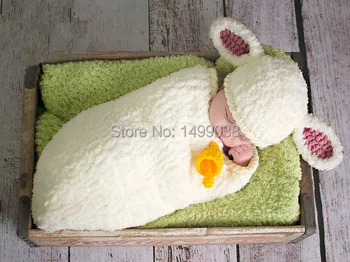 

CROCHET Baa-Baa Baby Lamb Hat and Cocoon Set