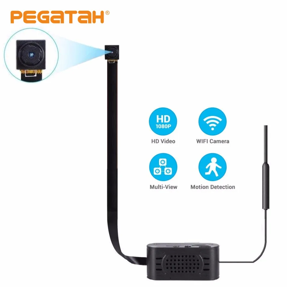 Новый 1080 P Mini Wi-Fi Беспроводной Камера HD P2P 128G карты памяти слот видео звук Запись