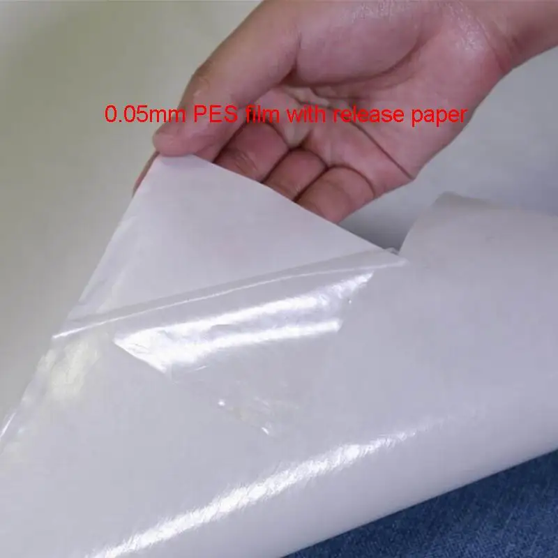

Hot melt adhesive film with release paper cotton denim polyester for garments embroidery patches home textile leather PES H3S3
