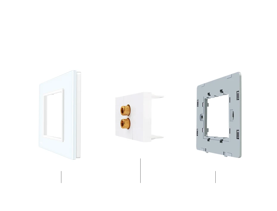 Производитель Livolo, белая кристальная стеклянная панель, 1 банд домашней стены звук/Акустическая розетка, штекер банана, VL-C91A-11