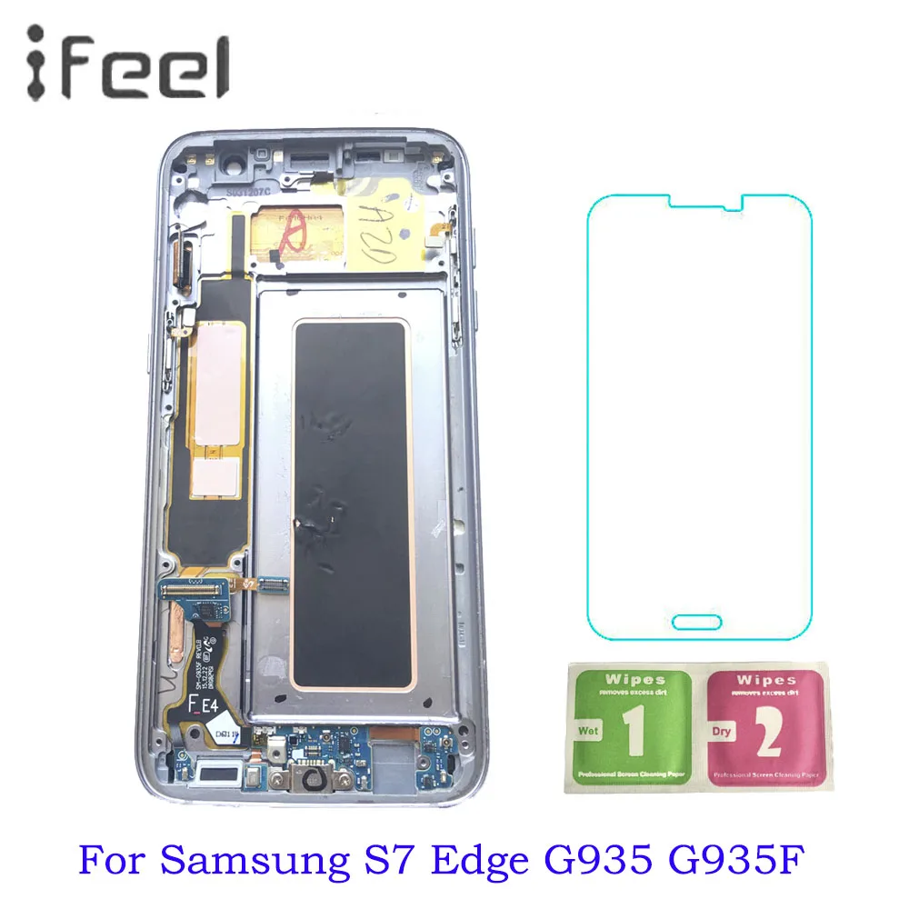 

For SAMSUNG Galaxy S7 edge LCD Touch Screen Digitizer Assembly with frame S7 edge g935 g935f g935fd Display Replacement
