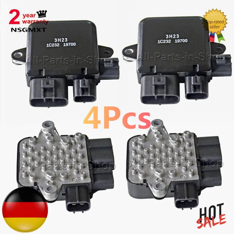 4*NEW Cooling Fan Control Unit Module 1355A124 1C23219700 1355S124