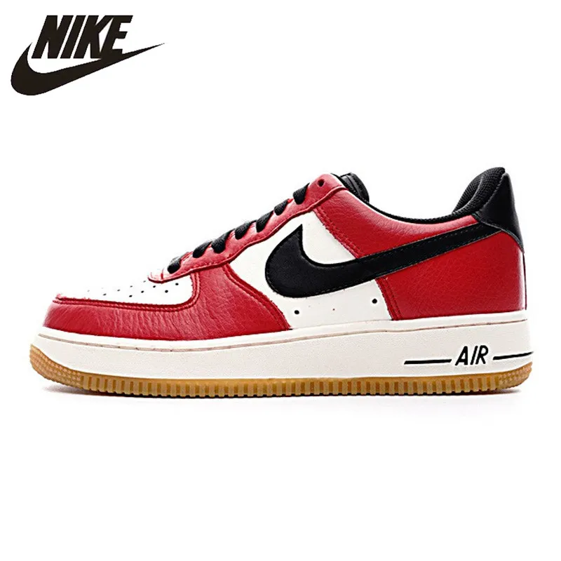 nike air force 1 red and white and black