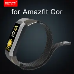 SIKAI Новый Миланский/из нержавеющей стали/кожаный ремешок для часов Huami Amazfit Cor браслет часы полосы для Huami Amazfit Cor