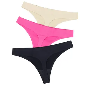 Silk Sexy Women Thongs G String Seamless Panties Female Underwear Sexy Tanga Panties Women Low-Rise Lingerie Panty Intimates