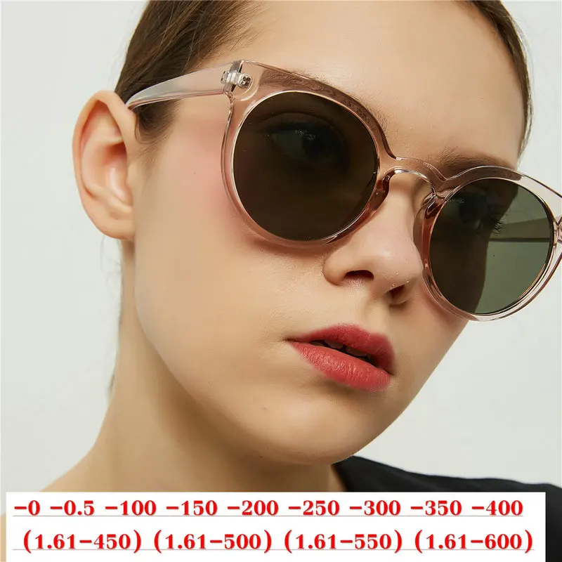

MINCL 2019 Men Women Polarized Sun Glasses Polarized Mirror Sunglasses Custom Made Myopia Minus Prescription Lens -1 to -6 NX